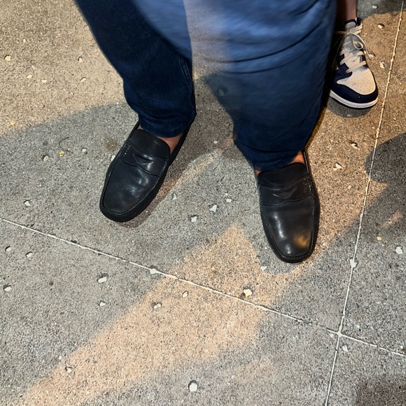 PRADA NAVY RIDERS. IN EXCELLENT CONDITION. WORN HANDFUL OF TIMES. - Picture 7 of 13